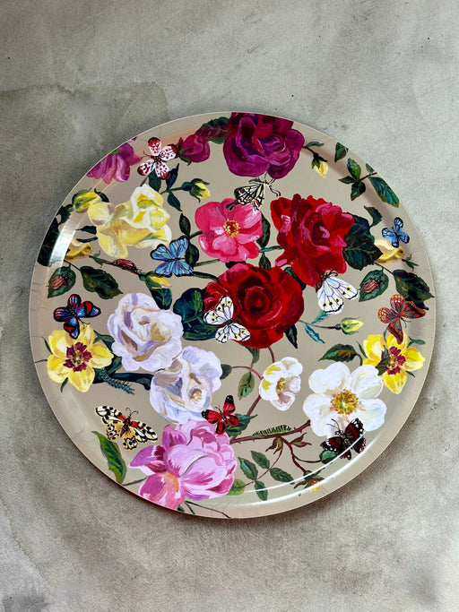 Nathalie Lete "Roses" Birchwood Tray