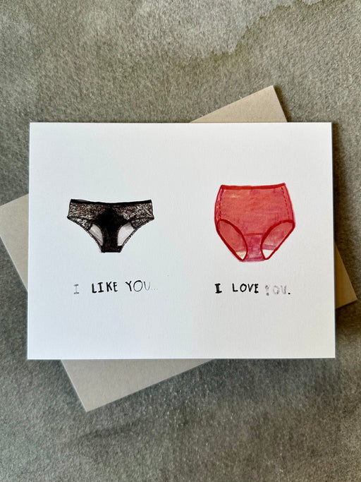 "Underpants" Greeting Card