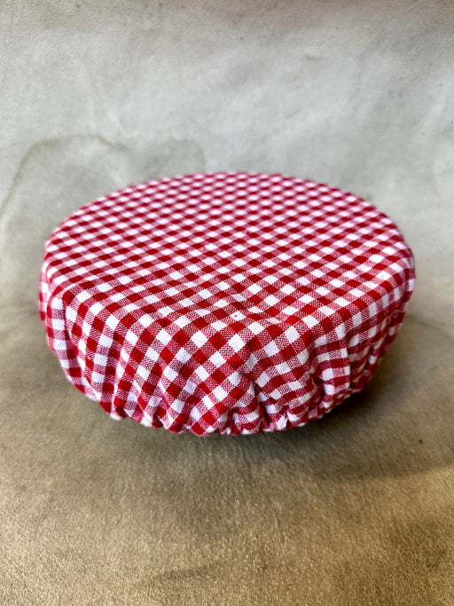 Red Gingham Bowl Covers