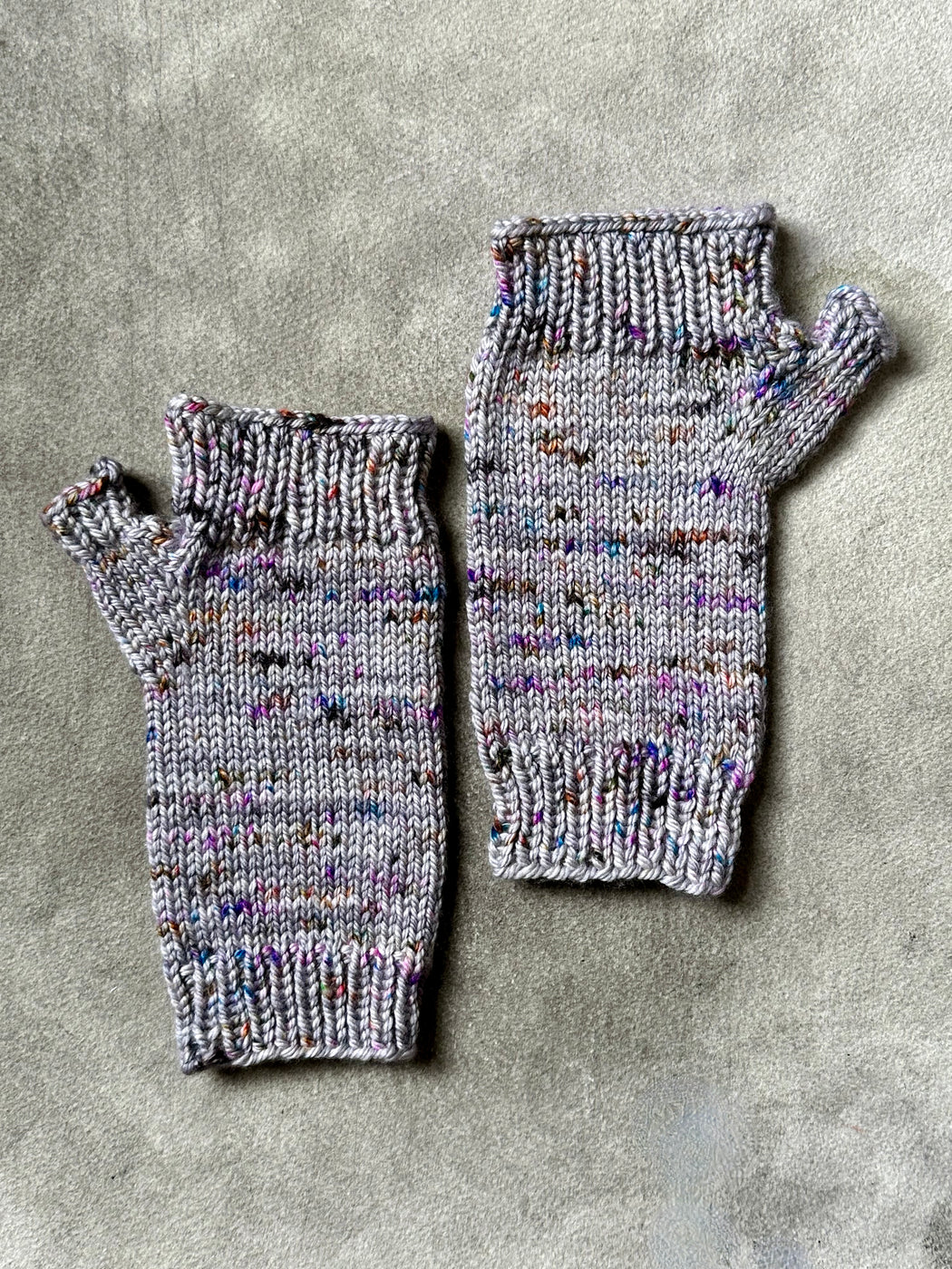 Fingerless Hand-Knitted Gloves