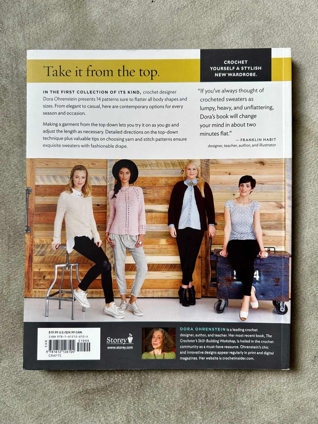 "Top-Down Crochet Sweaters" by Dora Ohrenstein