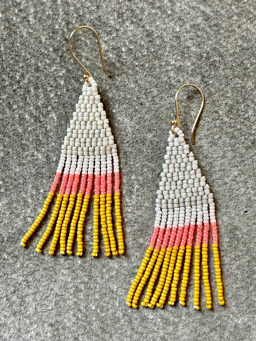 "Franjette" Earrings by Bluma Project - Blush