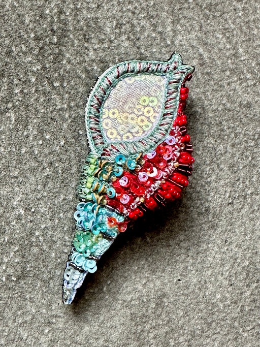 "Conch Shell" Brooch by Trovelore