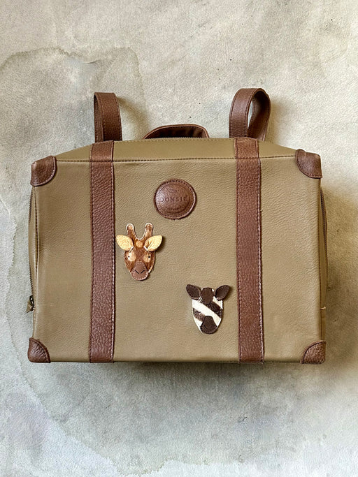 Donsje Leather "Travel" Backpack