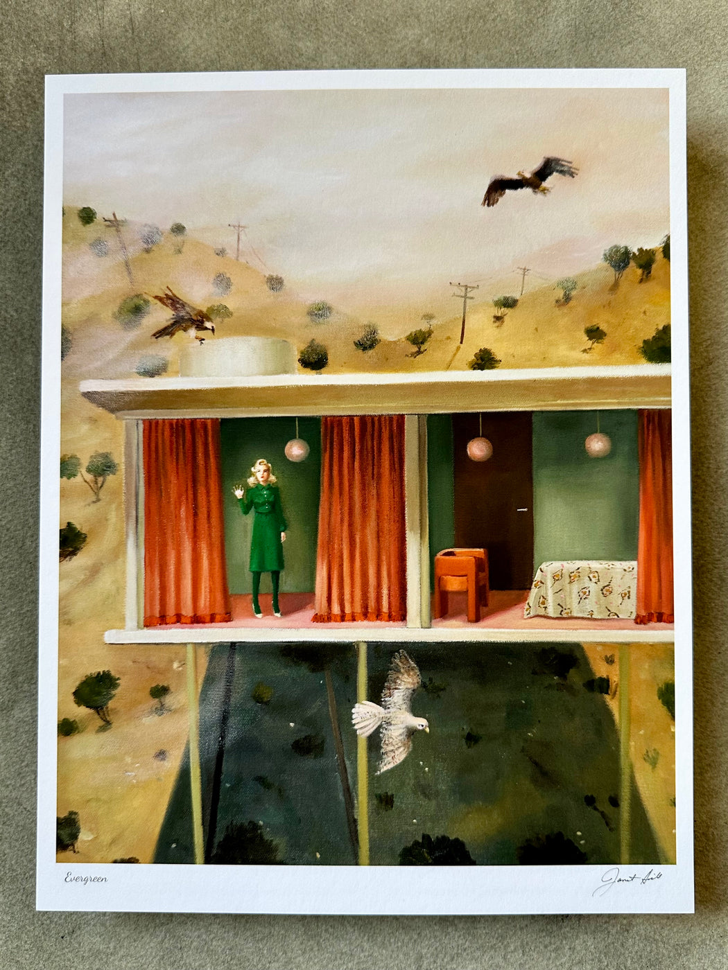 "Evergreen" by Janet Hill