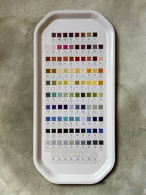"Watercolour Swatches" Birchwood Tray