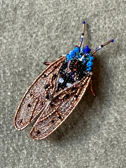 "Cicada" Brooch by Trovelore