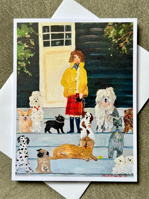 "The Dog Whisperer" Card by Mindy Carpenter