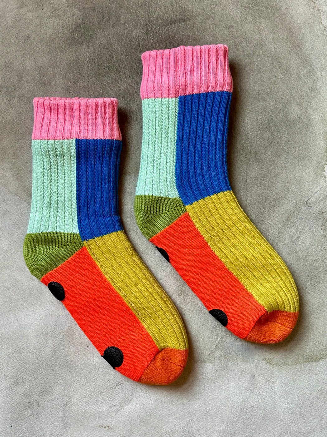 "Super Stripe" House Socks by Verloop