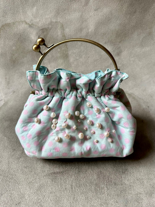 Carolyn Roberts "Polka Dots and Pearls" Purse