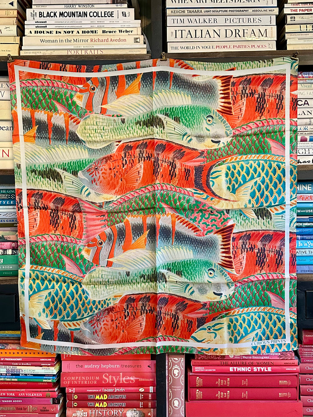 "Tropical Fish" Silk Scarf by Curious Prints