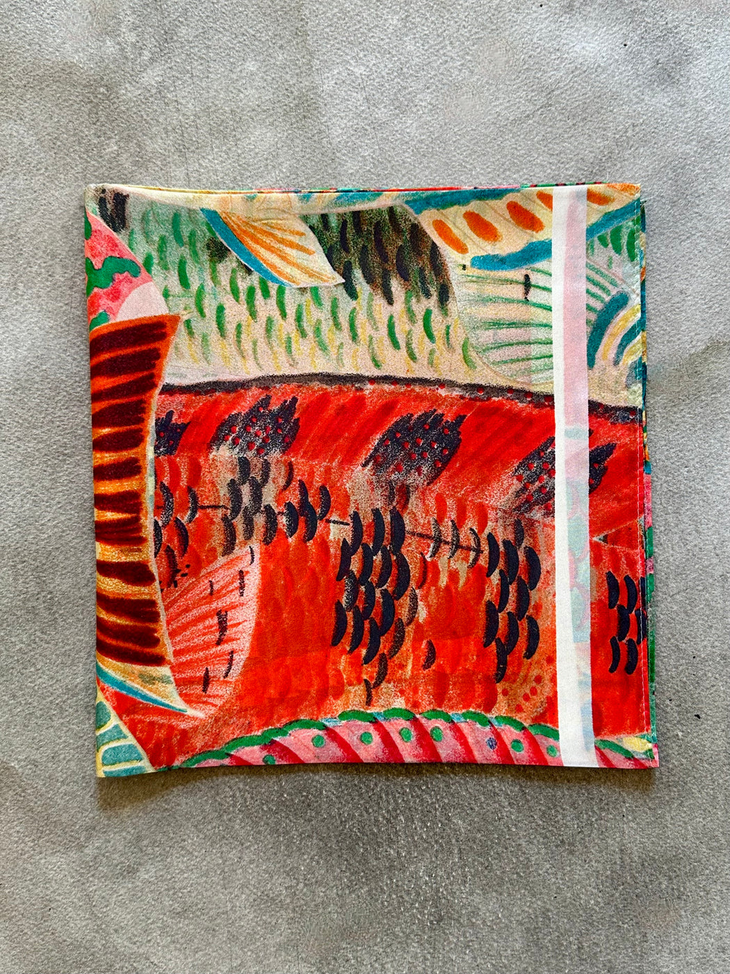 "Tropical Fish" Silk Scarf by Curious Prints