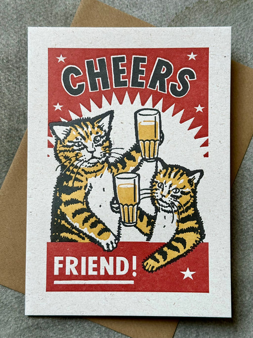 "Cheers, Friend!" Card by Archivist Gallery