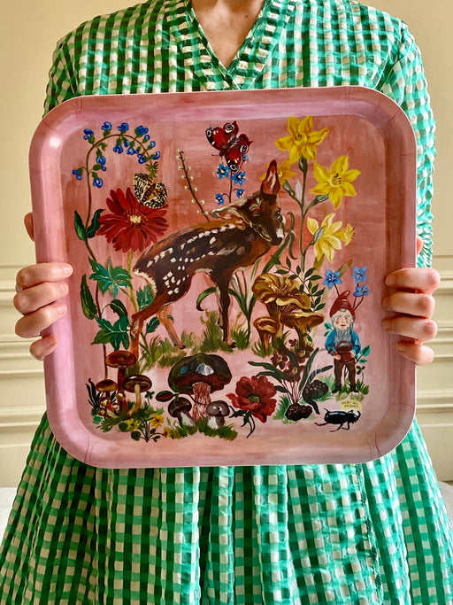 Nathalie Lete "Bambi" Birchwood Tray