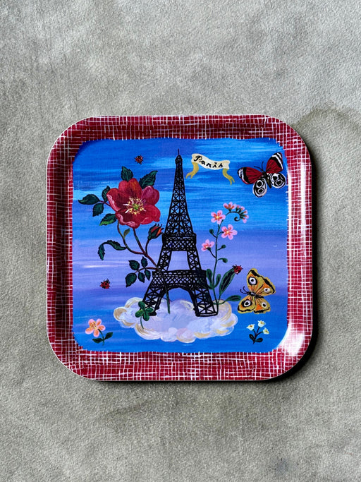 Nathalie Lete "Paris" Small Birchwood Tray
