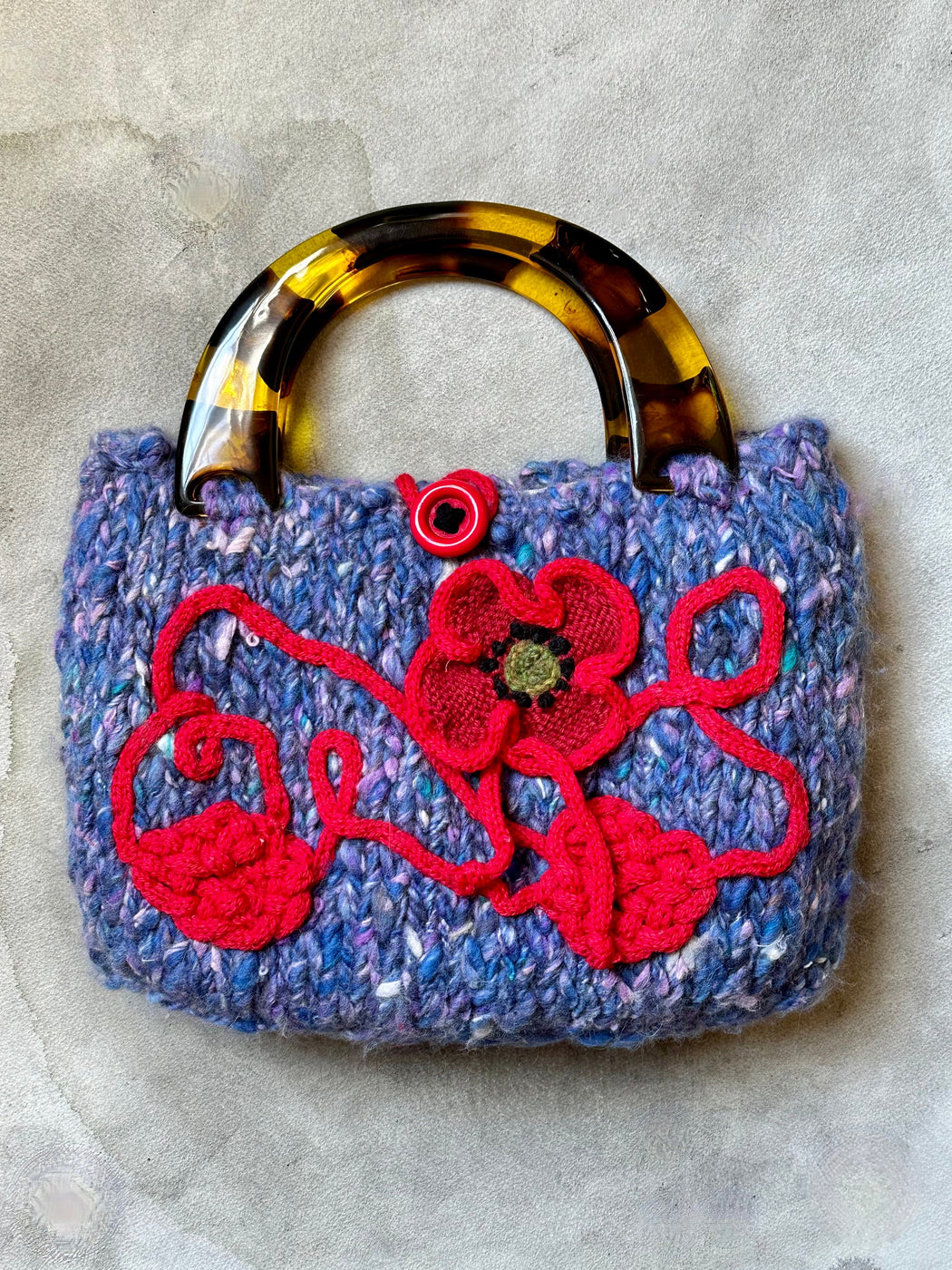 Carolyn Roberts Hand-Knitted Purse