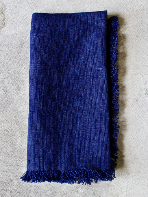 Axlings Swedish Linen Napkins - Indigo