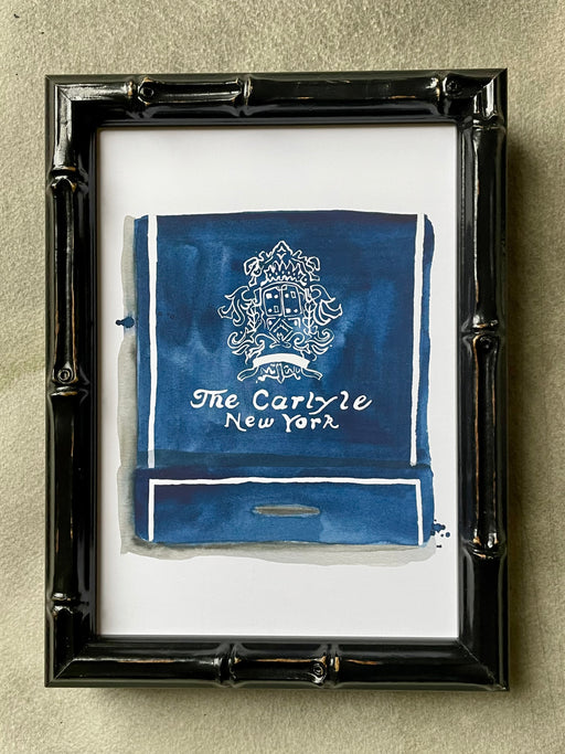 "The Carlyle" Matchbook Watercolor Print by Jessica Rowe
