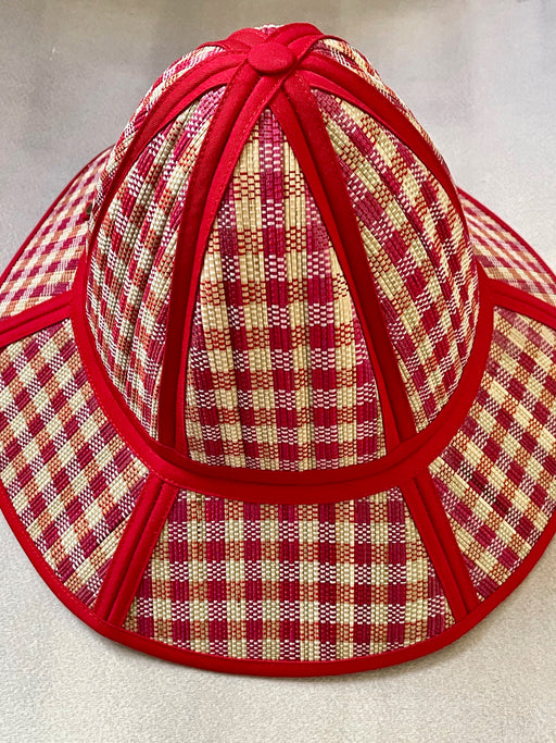 Lorna Murray Folding "Copenhagen" Hat - Red Check