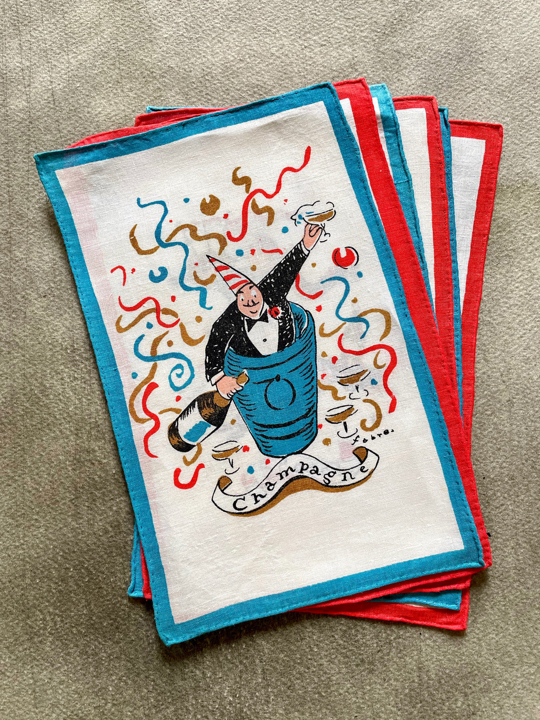 Vintage Cocktail Napkins - Spirits