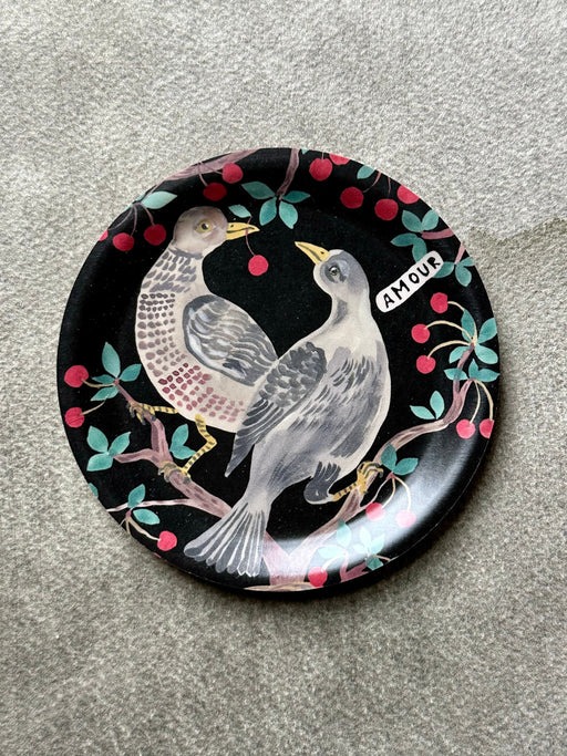 Nathalie Lete "Amour" Mini Birchwood Tray