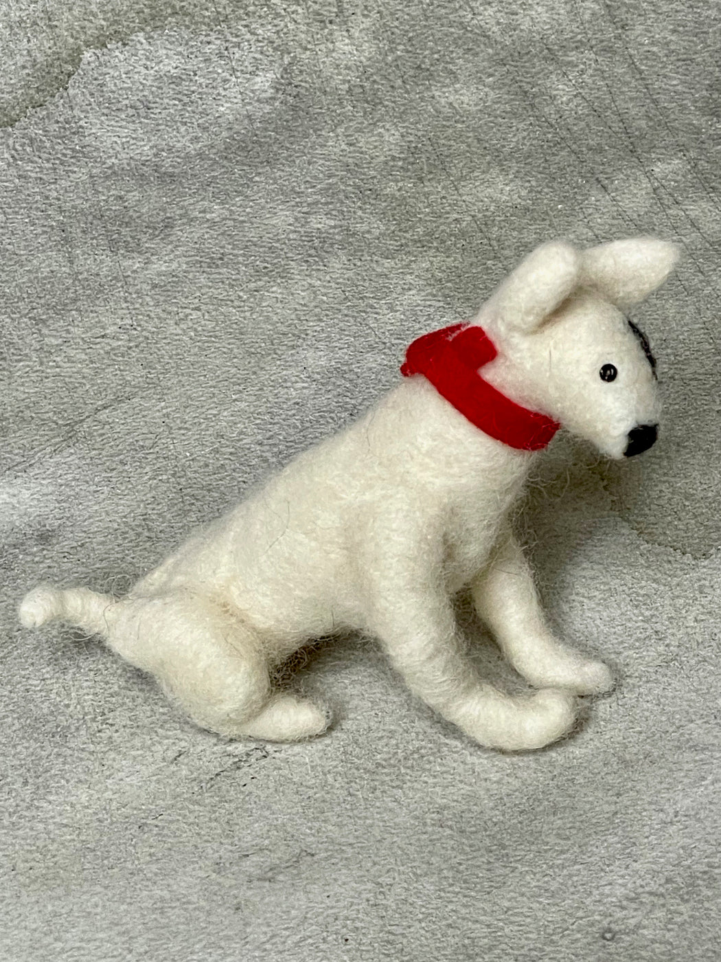 Needle Felted Bull Terrier