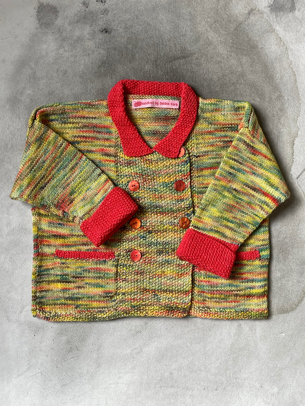 Aunt Debbie's Hand-Knit Children's Sweater (3 - 4 years)