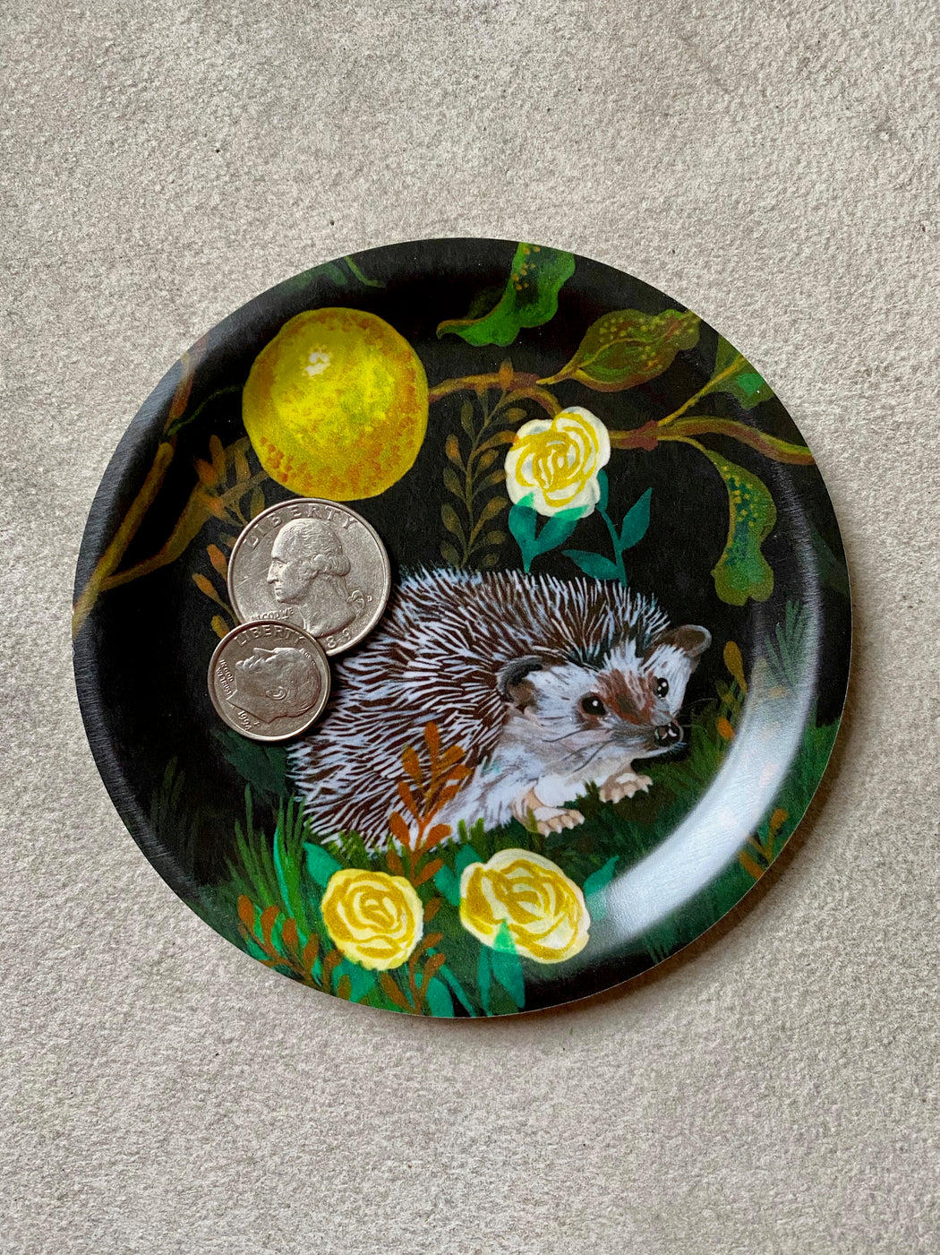 Nathalie Lete "Hedgehog" Mini Birchwood Tray