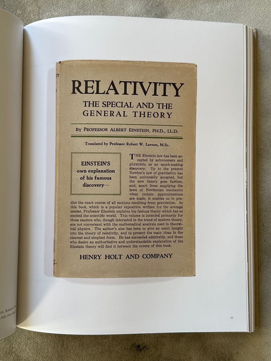 "Einstein" by Michael DeRuggiero and Hanoch Gutfreund