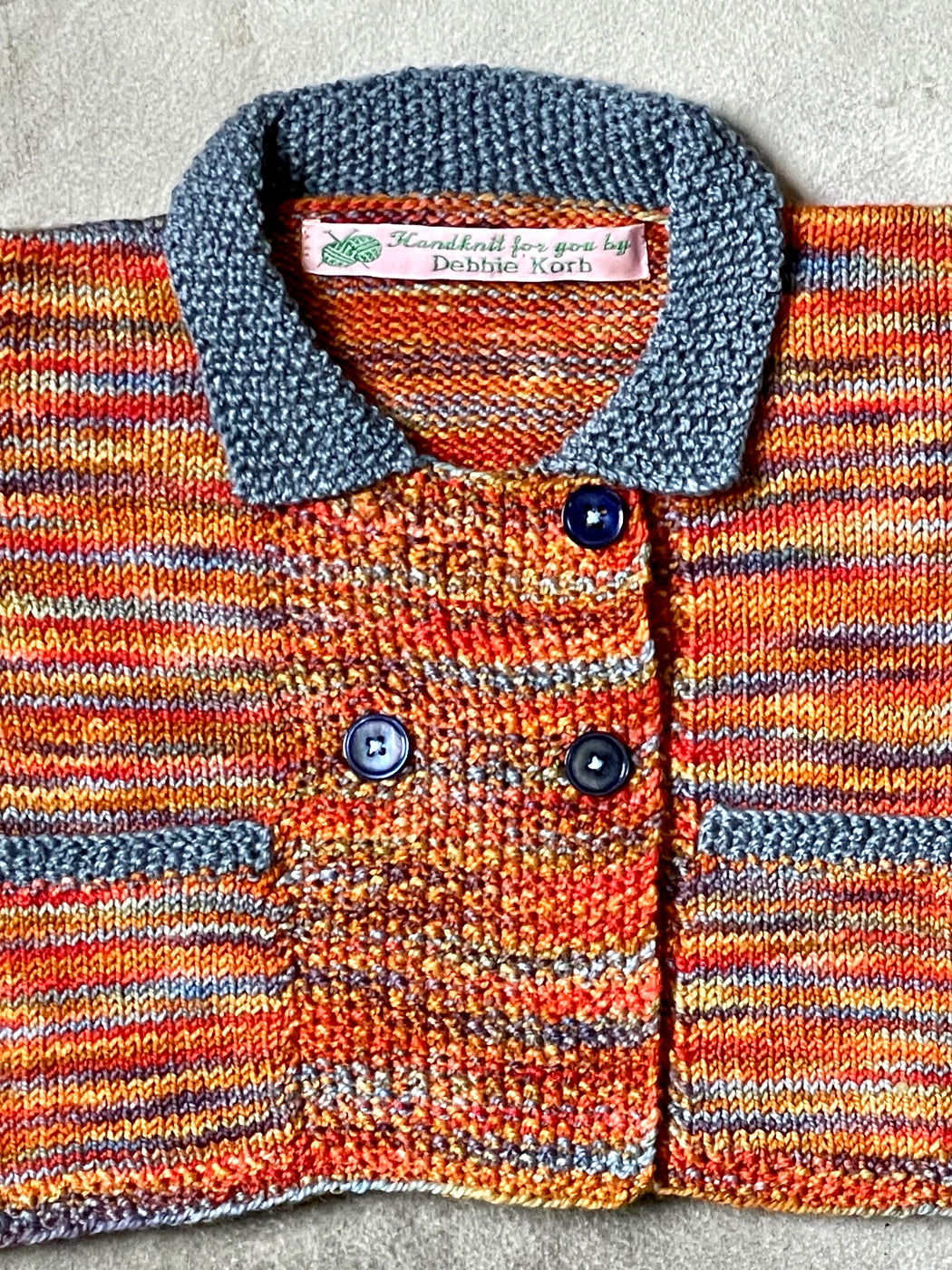 Aunt Debbie's Hand-Knit Children's Sweater (1 - 2 years)