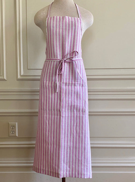 Pink Striped Apron by Fog Linen Work