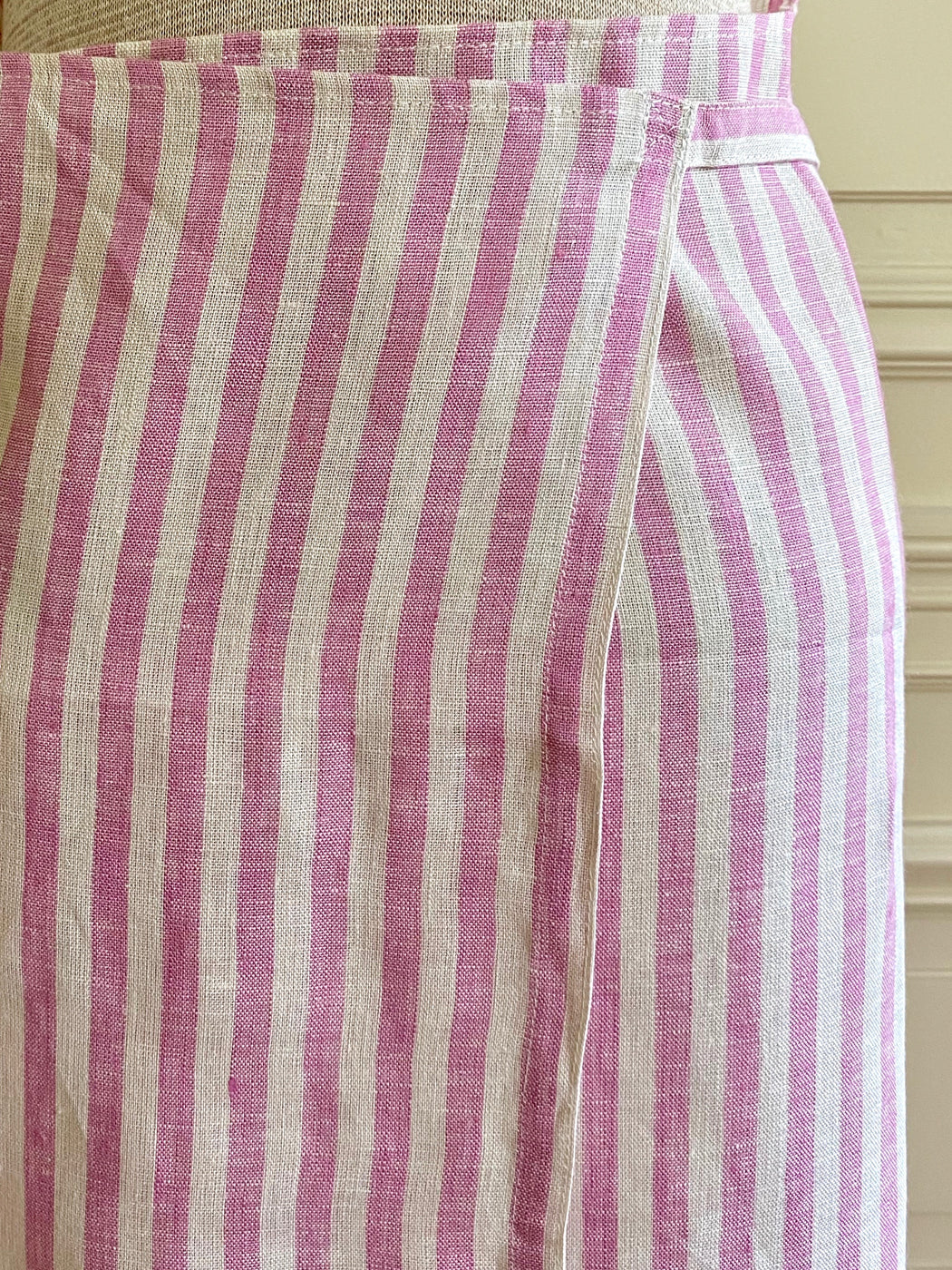 Pink Striped Apron by Fog Linen Work