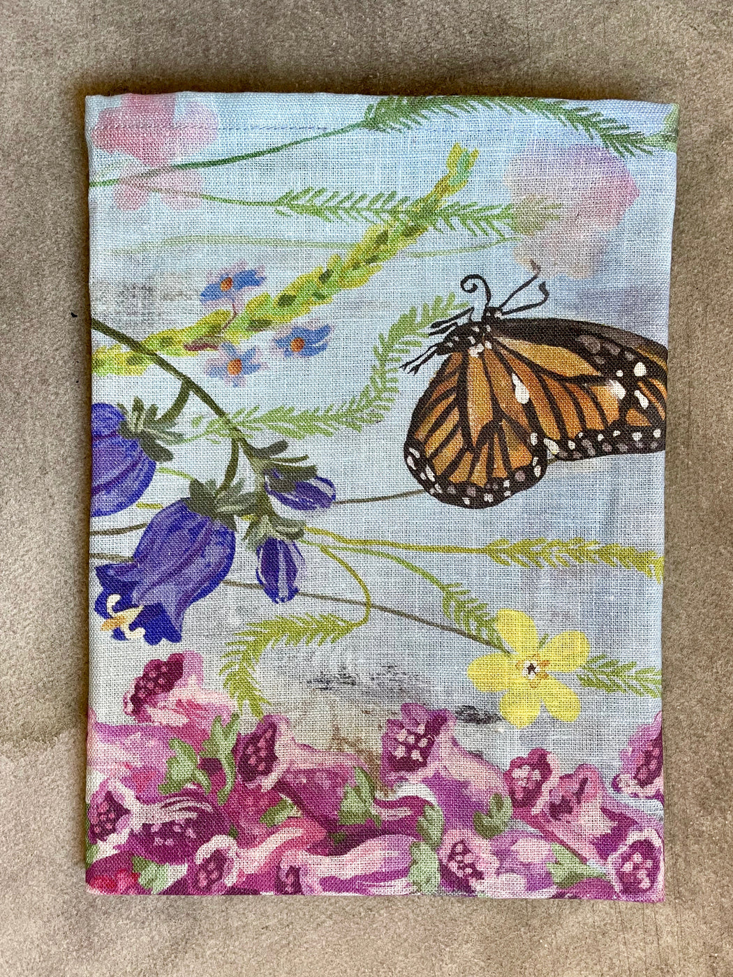 Nathalie Lete "Les Papillons" Linen Tea Towel