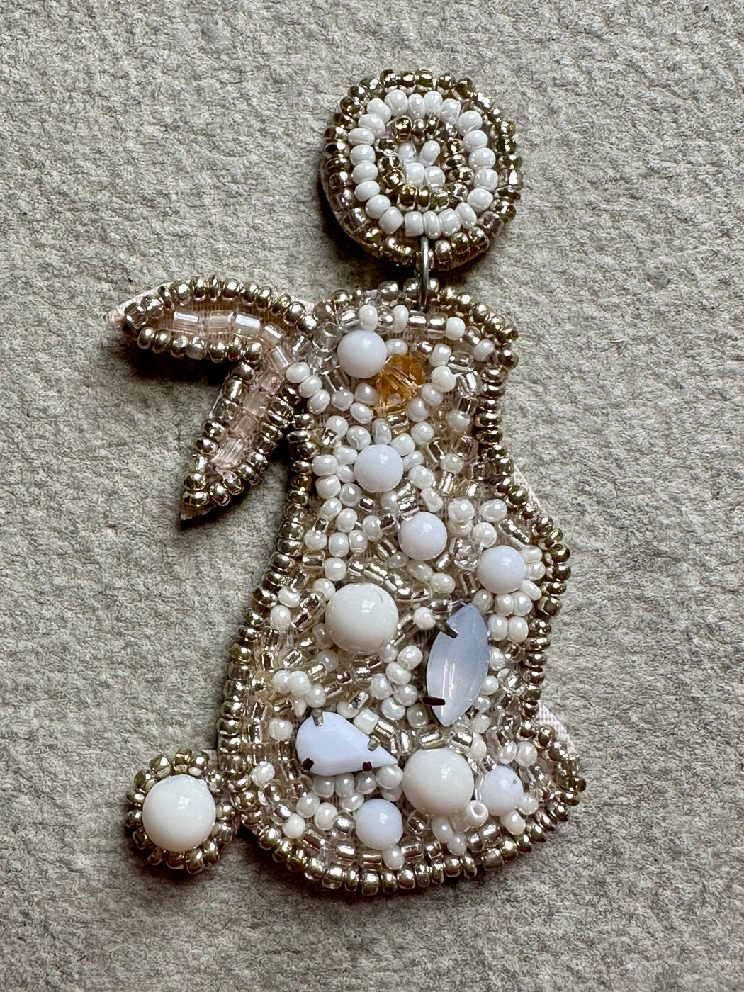 "Bunny" Beaded Earrings