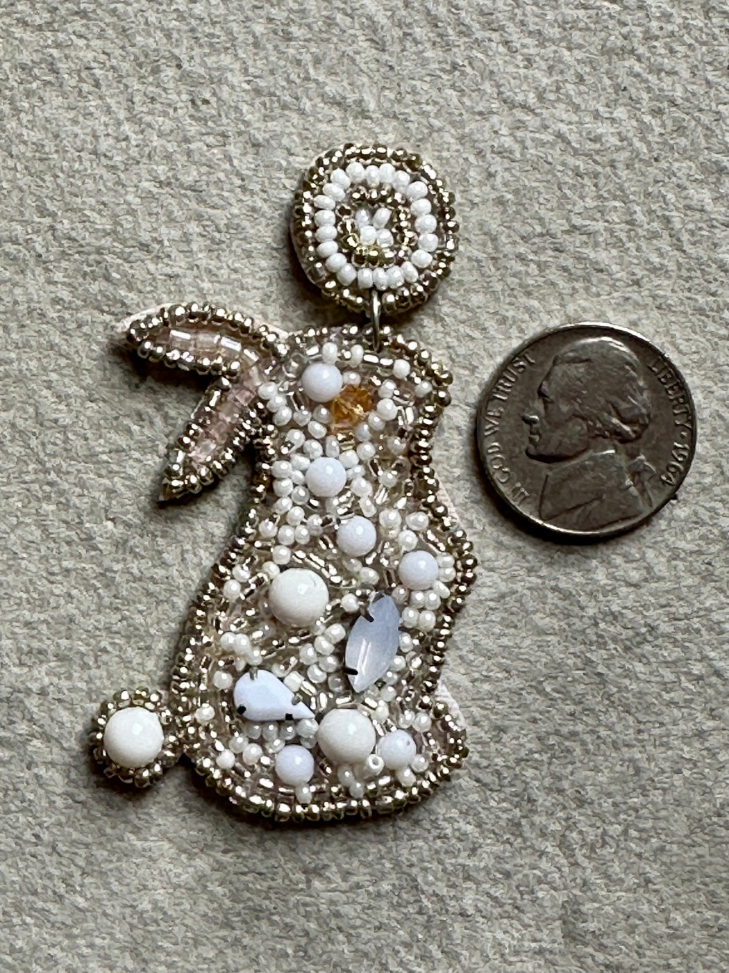 "Bunny" Beaded Earrings