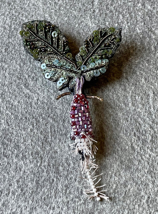 "Radish" Brooch by Trovelore