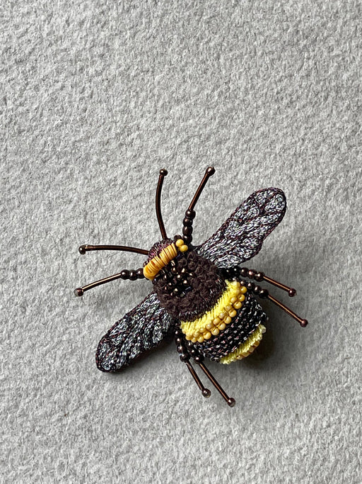 "Bumble Bee" Brooch by Trovelore