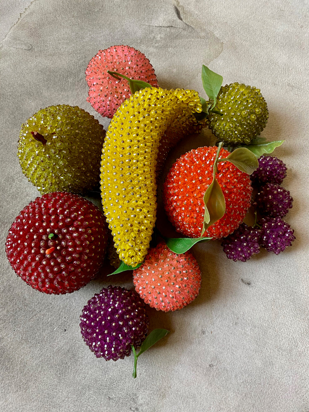 Vintage Beaded Fruit