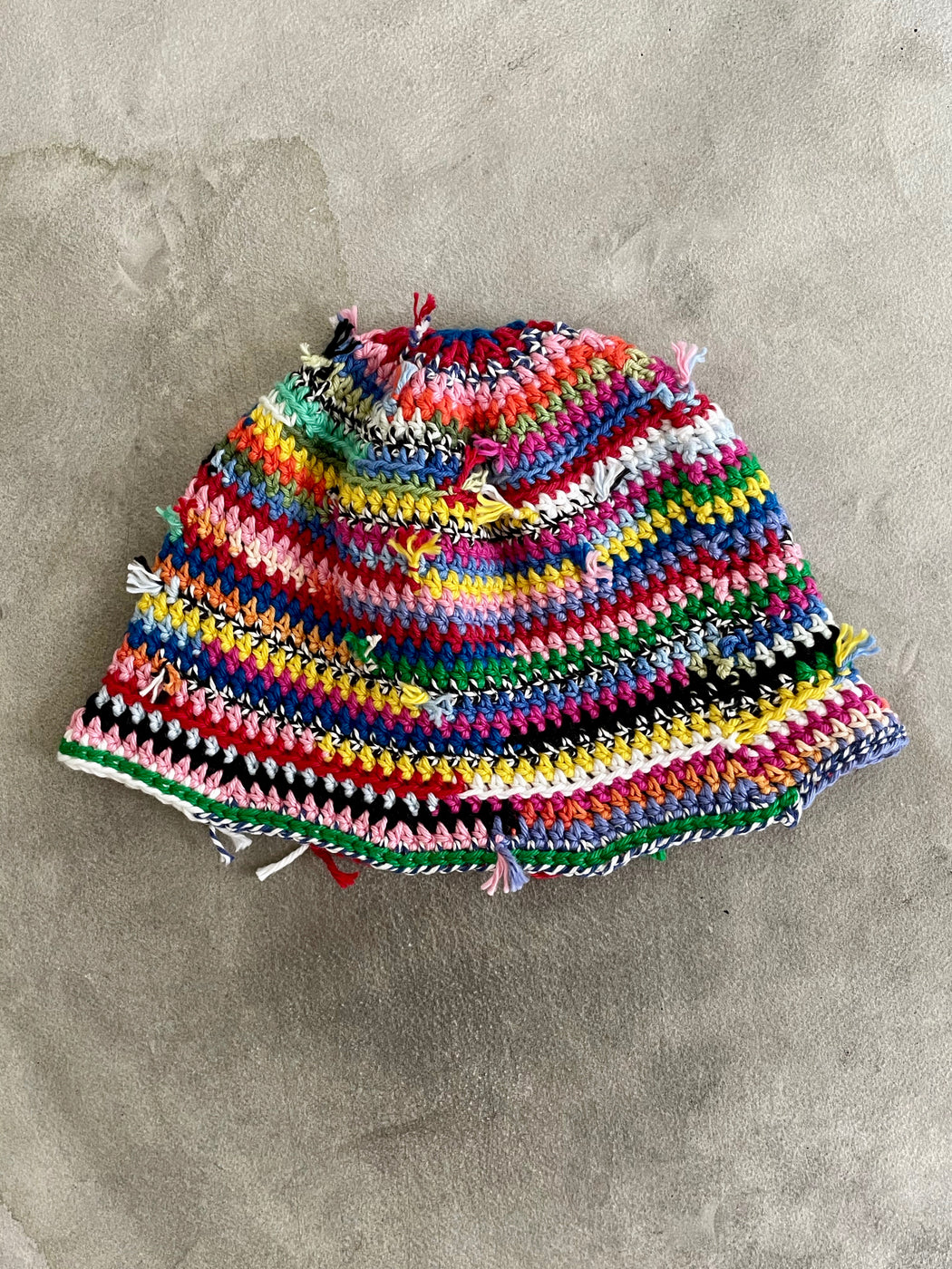 "Scrappy" Hand-Crocheted Bucket Hat by Albo
