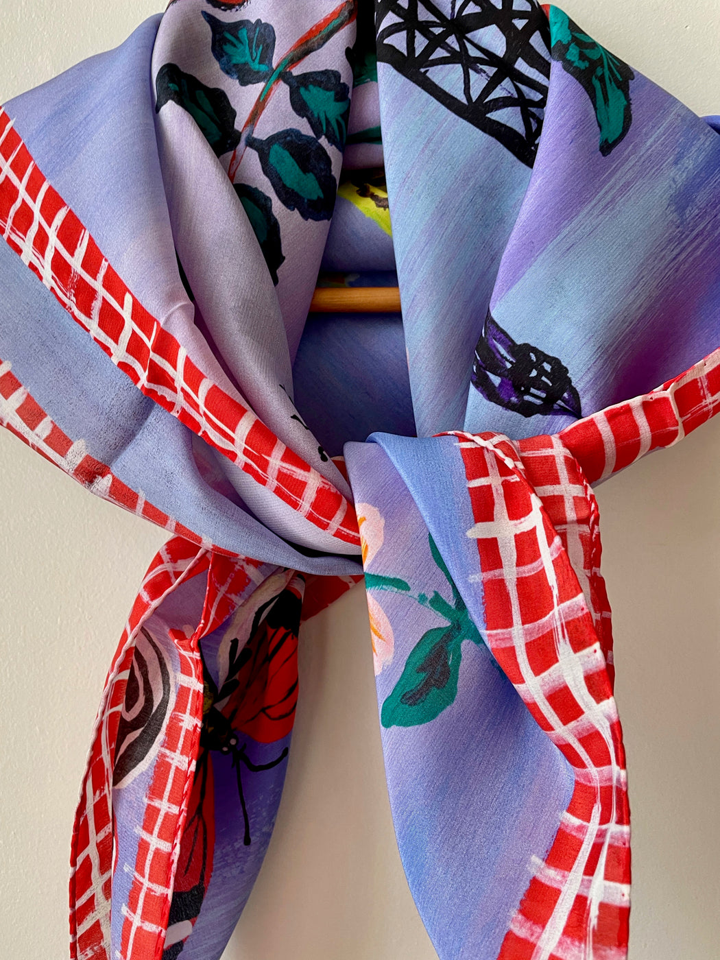 Nathalie Lete "Paris" Silk Scarf