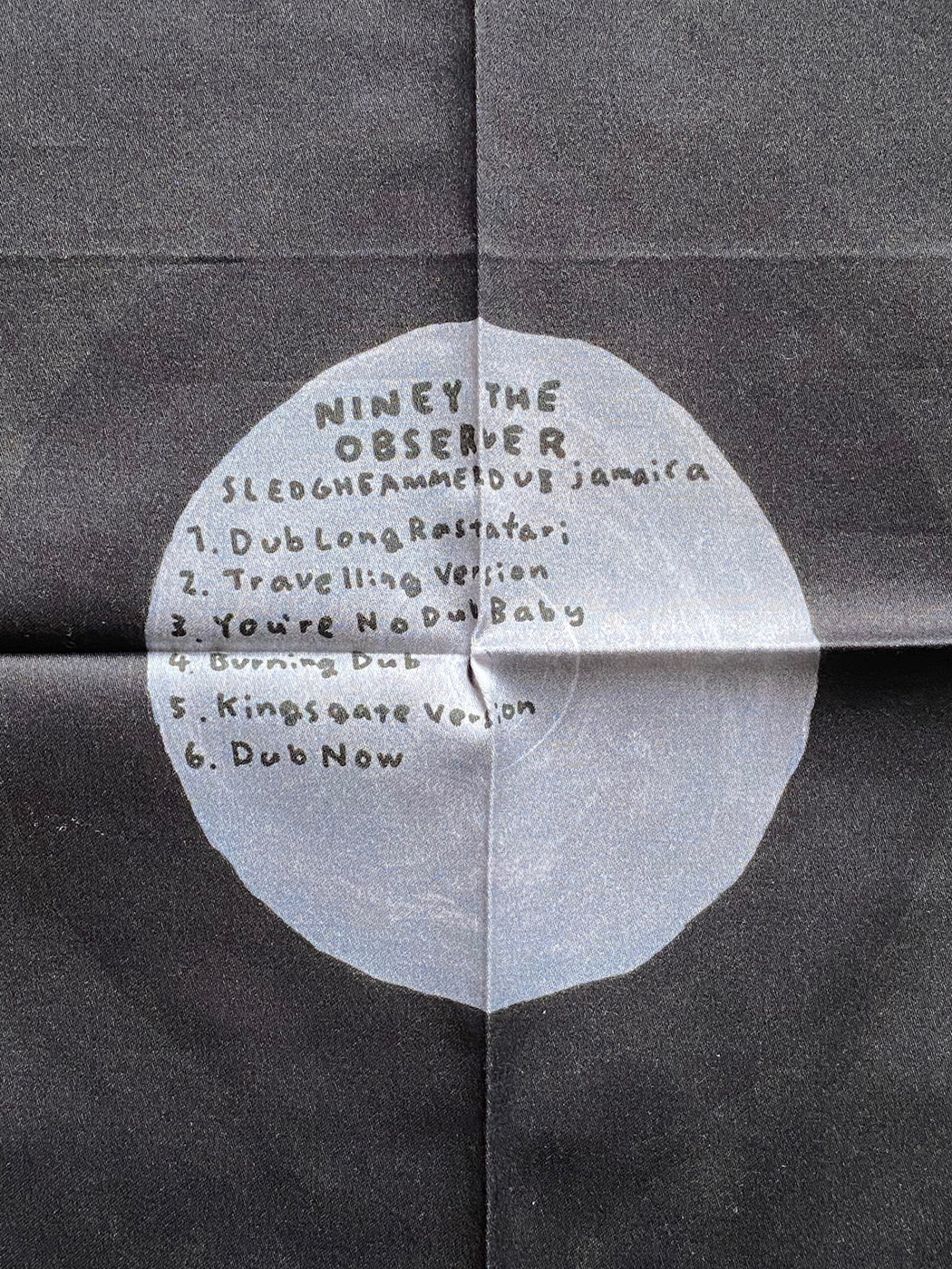 Japanese Kerchief "Niney the Observer" by Kentaro Minoura