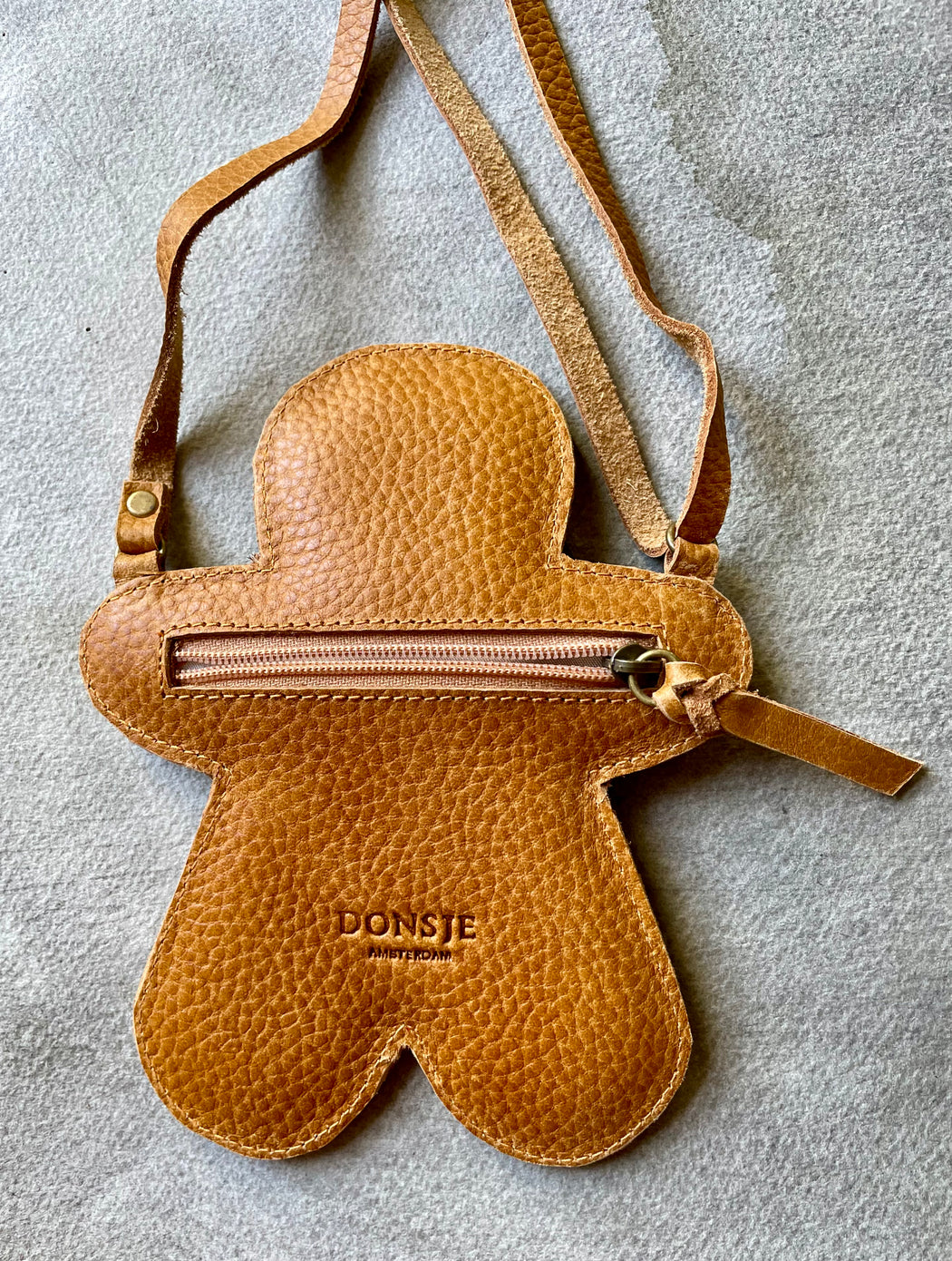 Donsje Leather "Gingerbread" Purse