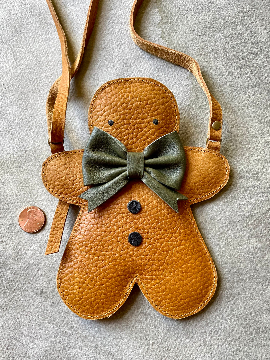 Donsje Leather "Gingerbread" Purse