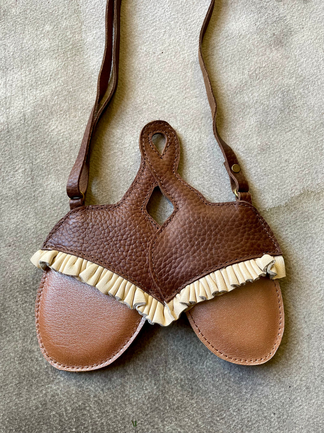 Donsje Leather "Acorn" Purse