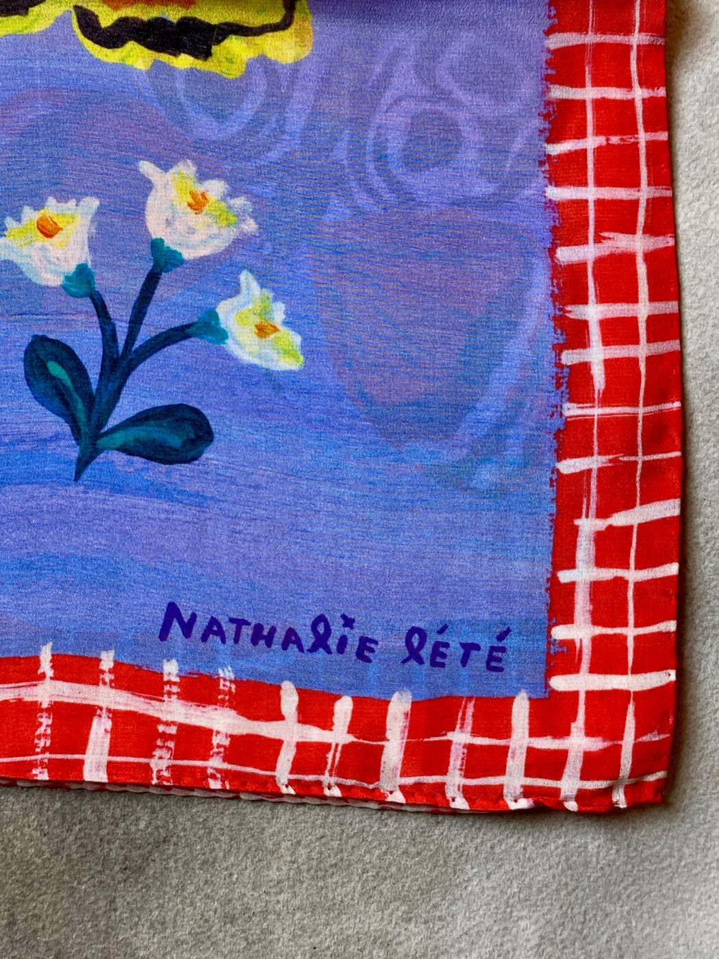 Nathalie Lete "Paris" Silk Scarf