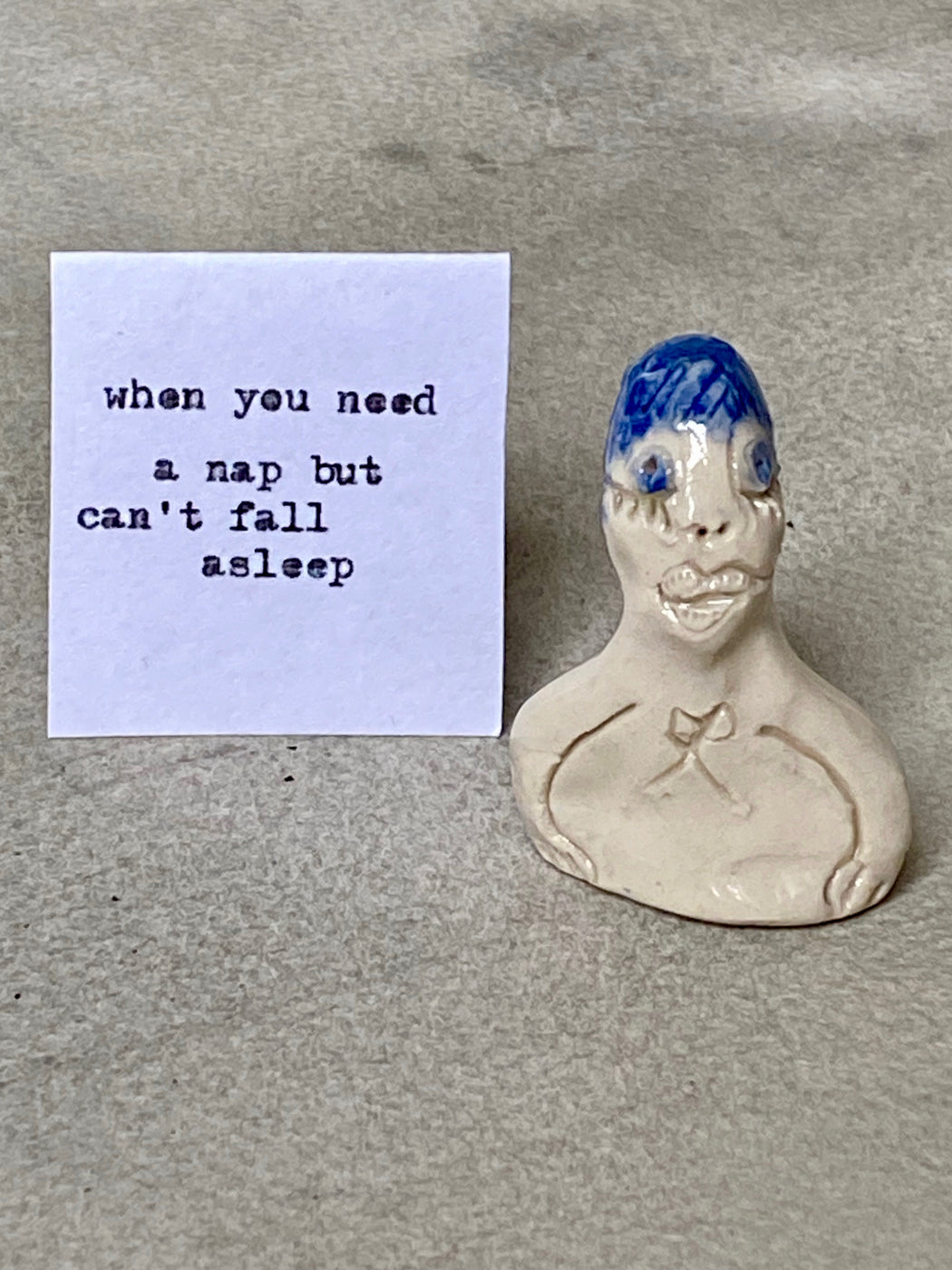 "When you need a nap but can't fall asleep" Charm