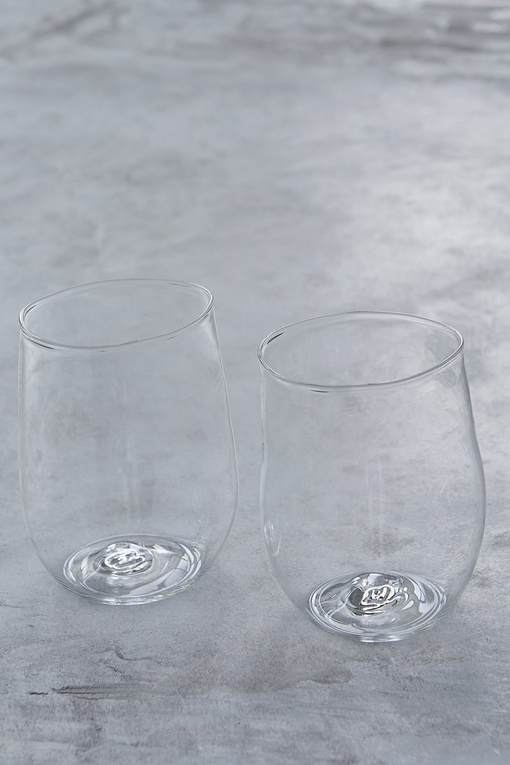 Malfatti Glassware Hand-Blown White Wine Glasses