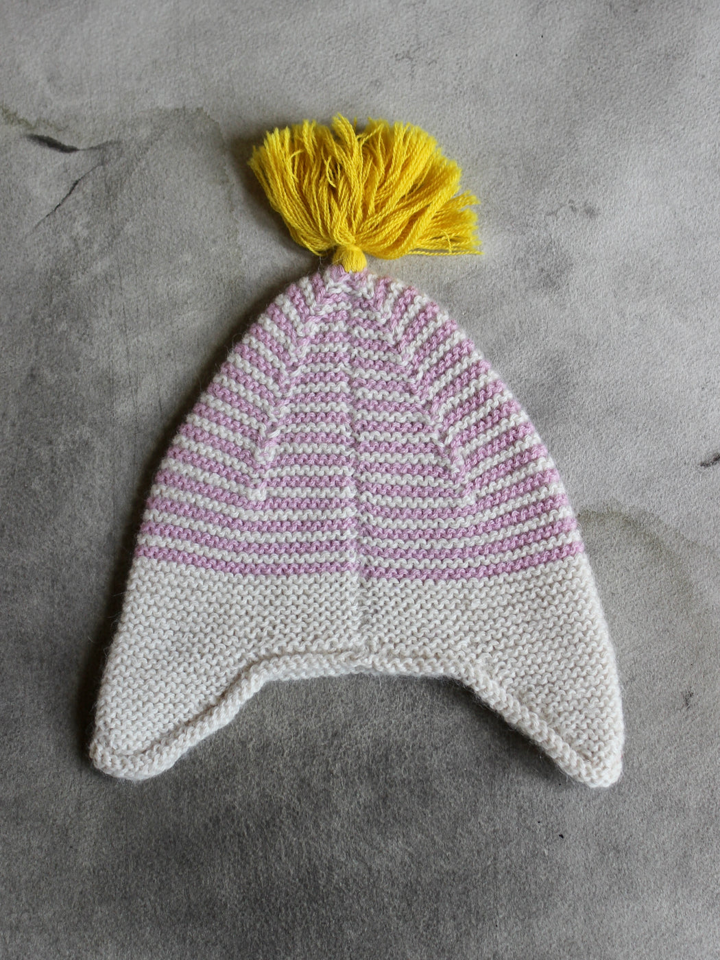 Cabbages & Kings Pink Alpaca Baby Hat