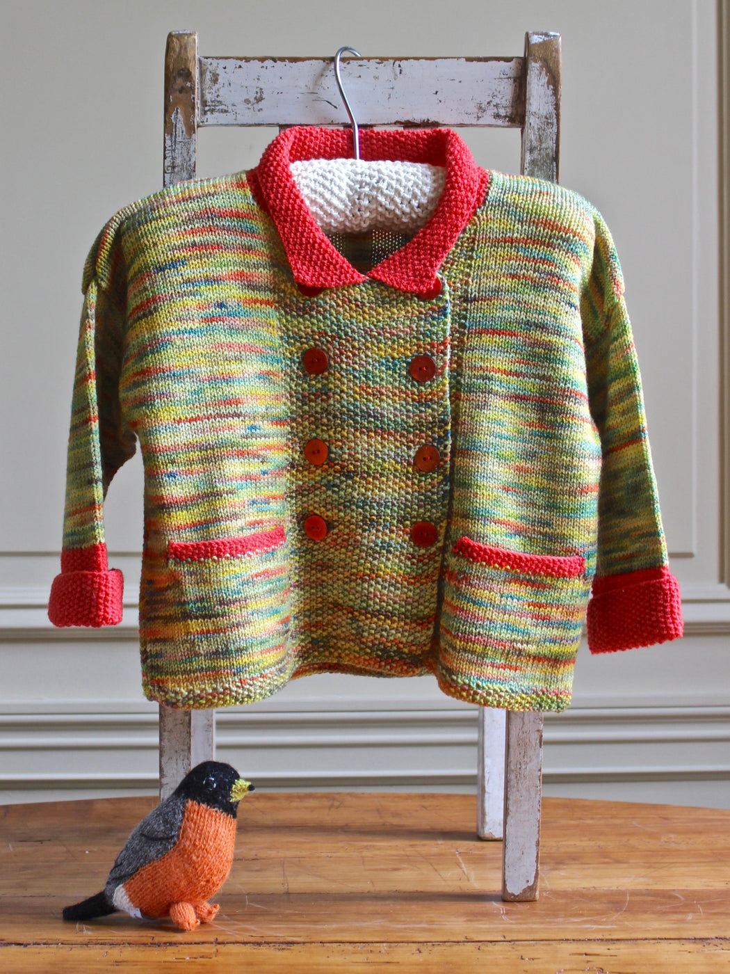 Aunt Debbie's Hand-Knit Children's Sweater (3 - 4 years)