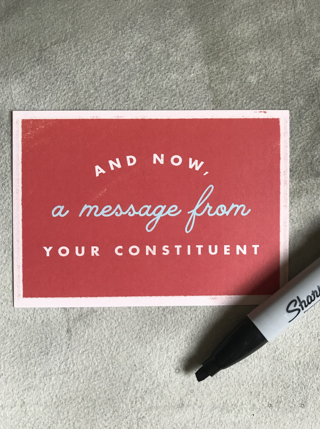 Political Action Cards - Set of 12